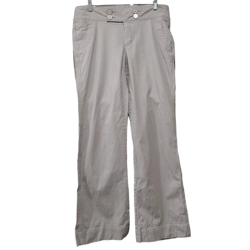 LEE "ONE TRUE FIT" Striped Flare Pants Size 12